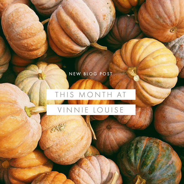 This Month at Vinnie Louise - November