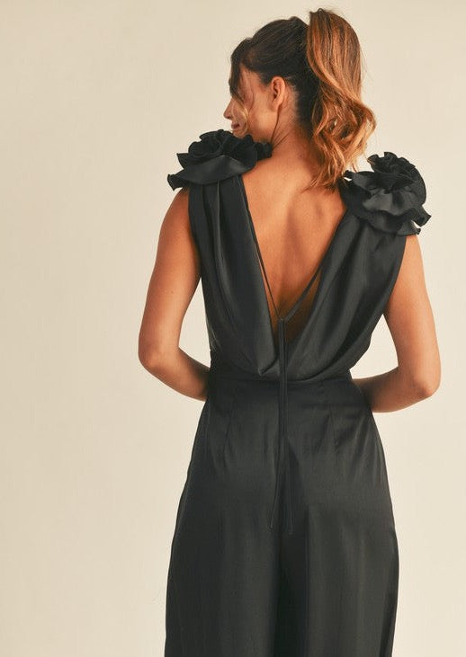 Night On The Town Jumpsuit - Black