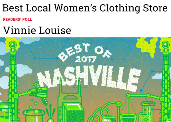 Best Of Nashville Winner: Best Women's Clothing Store 2017