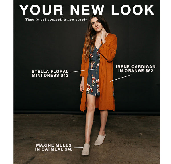Your New Look: Stella Floral Mini Dress