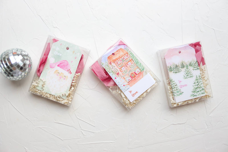 Santa Claus Gift Tag Set