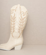 Samara Tall Boot - White