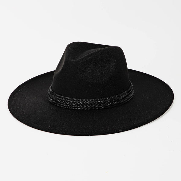 Tillie Fedora Hat - Black