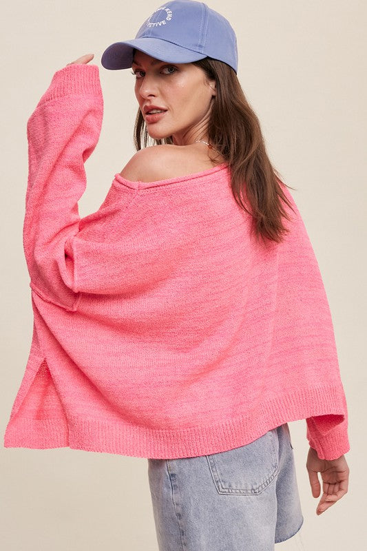 Lucy Pullover - Hot Pink