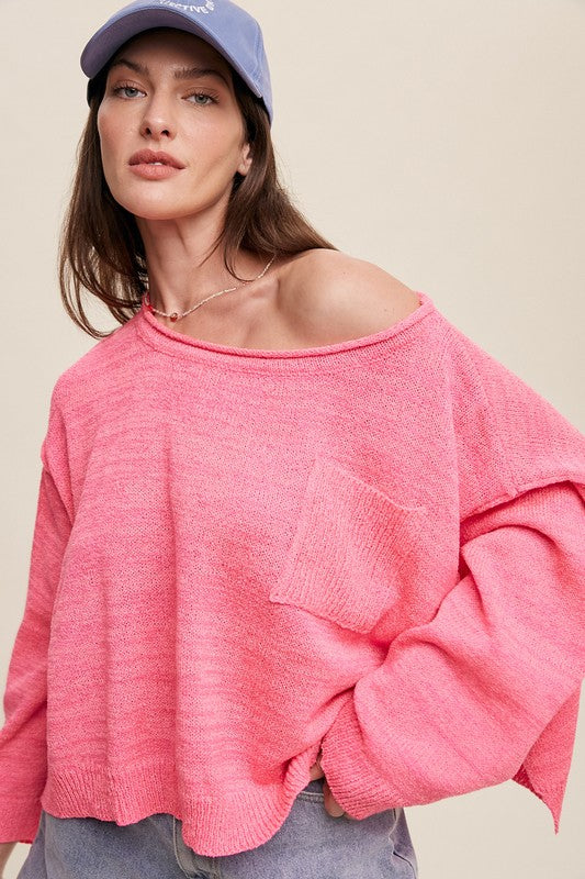 Lucy Pullover - Hot Pink