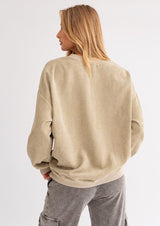 Hometown Corduroy Crew Sweatshirt