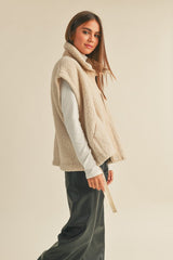 Georgia Vest - Sand