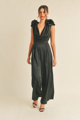Night On The Town Jumpsuit - Black