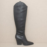 Barcelona Knee High - Black