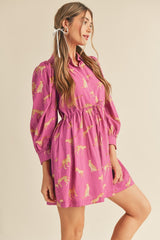 Rowen Mini Dress - Light Magenta