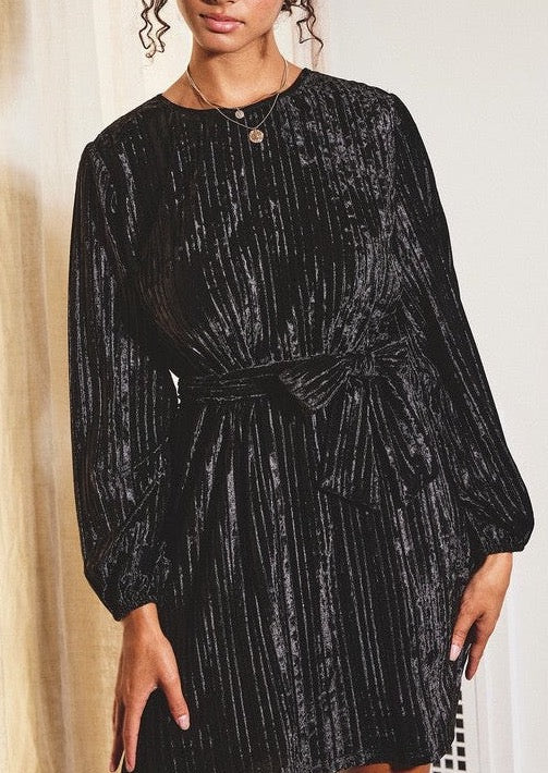 Noel Mini Dress - Black