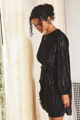 Noel Mini Dress - Black