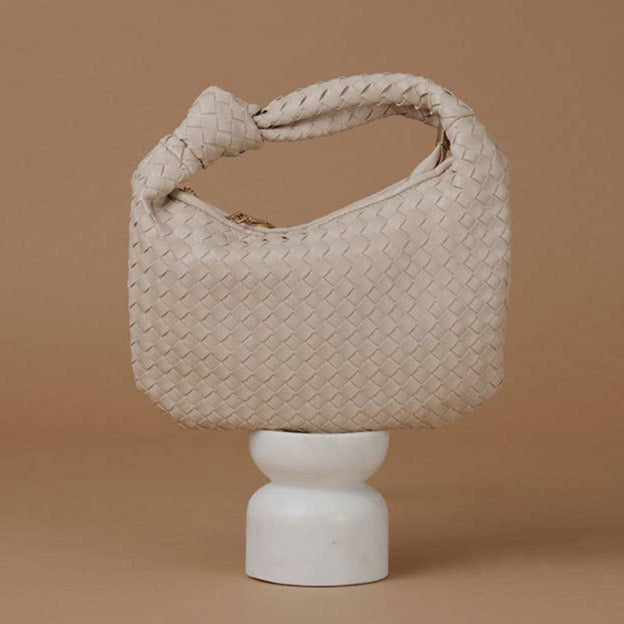 Drew Ivory Small Handle Bag