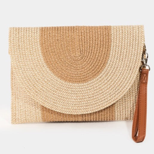 Sun's Out Clutch - Taupe