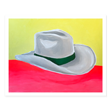 Print: Electric Cowboy Hat 8x10 inches