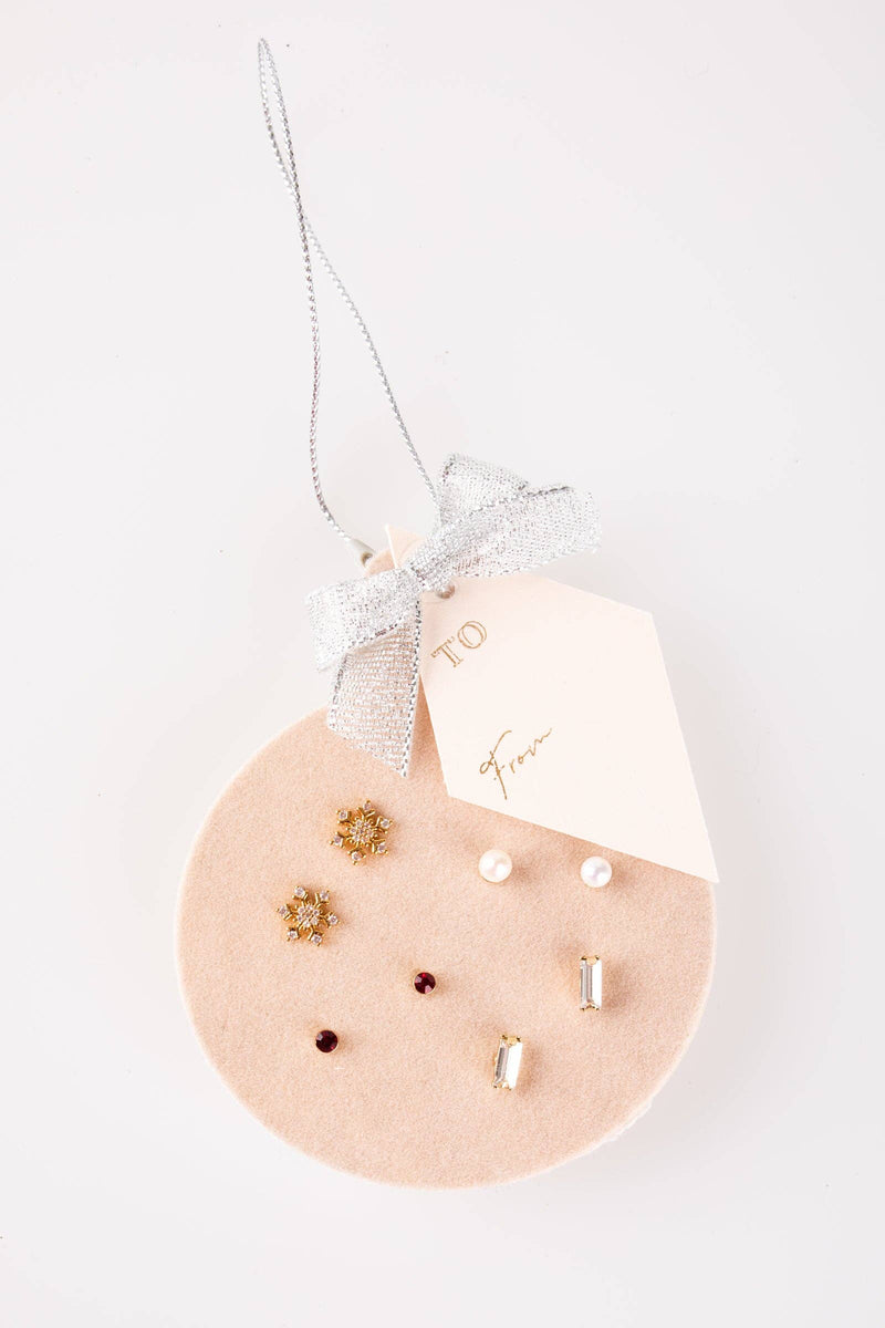 Petite Holiday Earring Set - Star