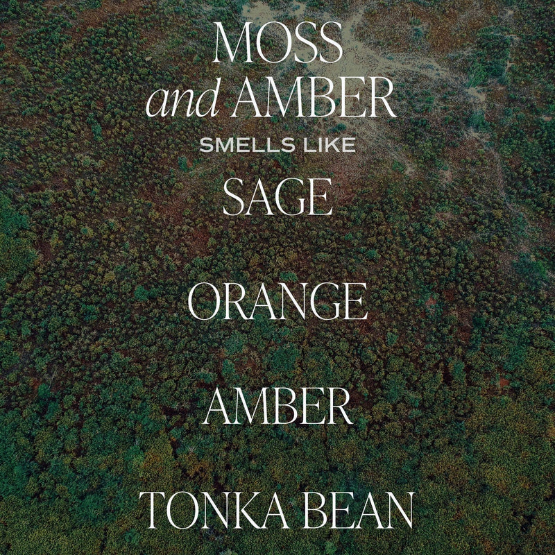 Moss and Amber 9 oz Soy Candle