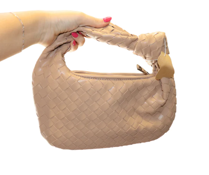 Braided Hattie Bag - Tan