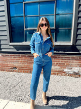 All Out Denim Jumpsuit