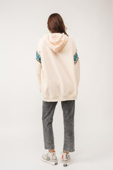 Etta Hoodie Sweatshirt- Cream