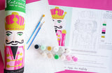 Nutcracker Paint by Number Kit - Pink