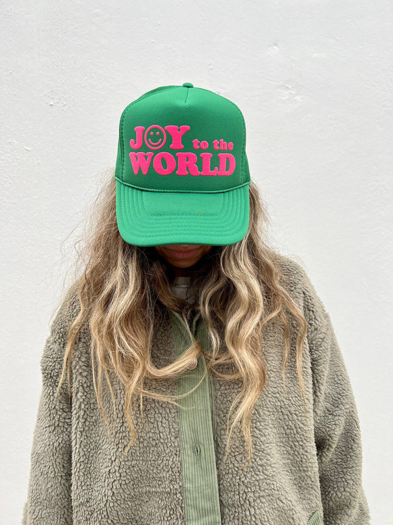 Joy to the world Trucker: Green