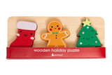 Christmas 3 Piece Wooden Holiday Puzzle