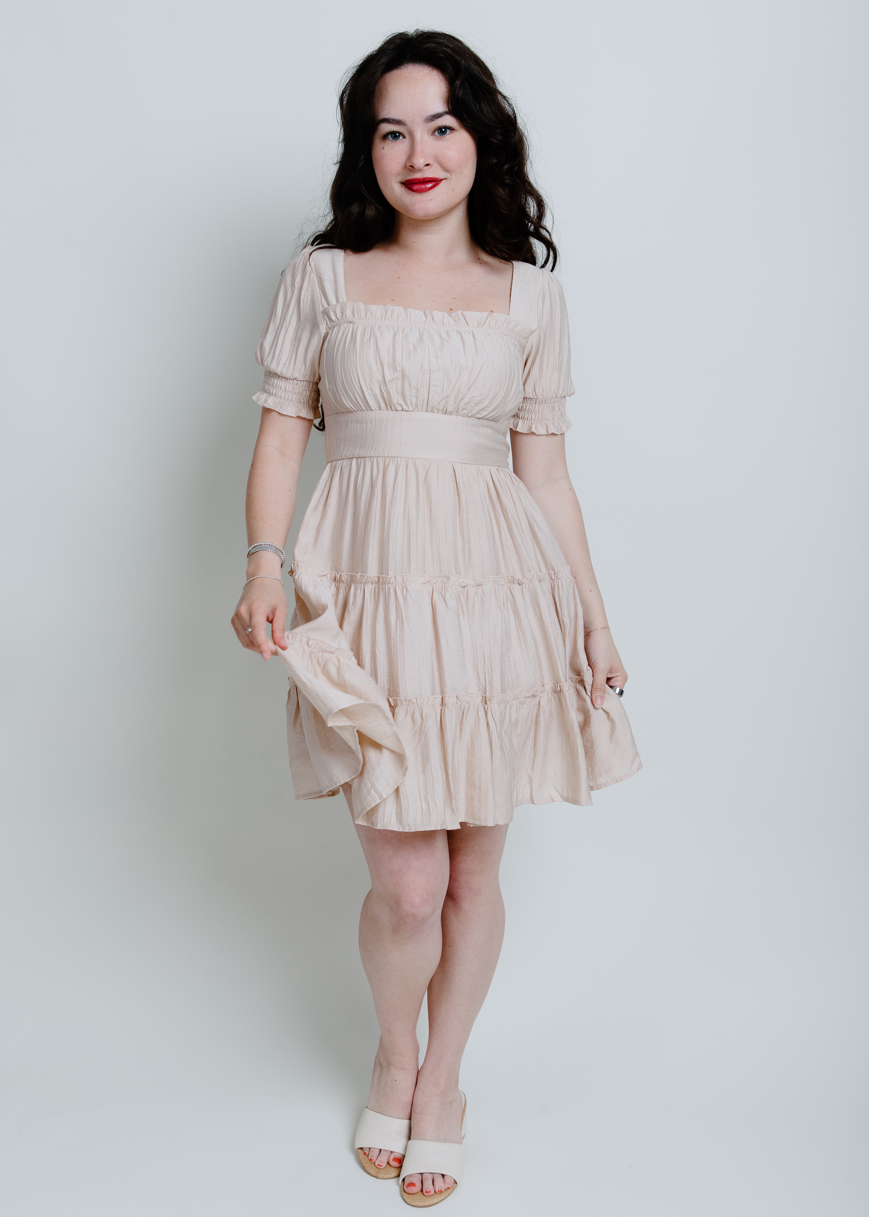Louise Mini Dress - White – Babyboo Fashion