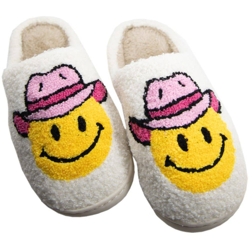 Slippers: Pink Cowgirl Hat