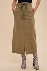 Jax Utility Skirt - Olive