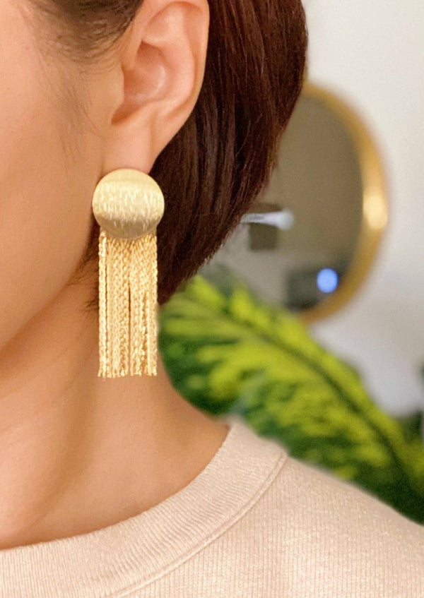 Dandy Chain Fringe Earrings
