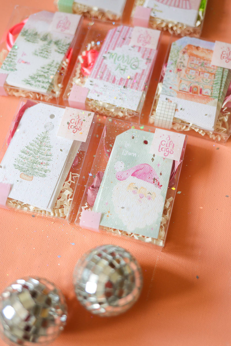 Santa Claus Gift Tag Set