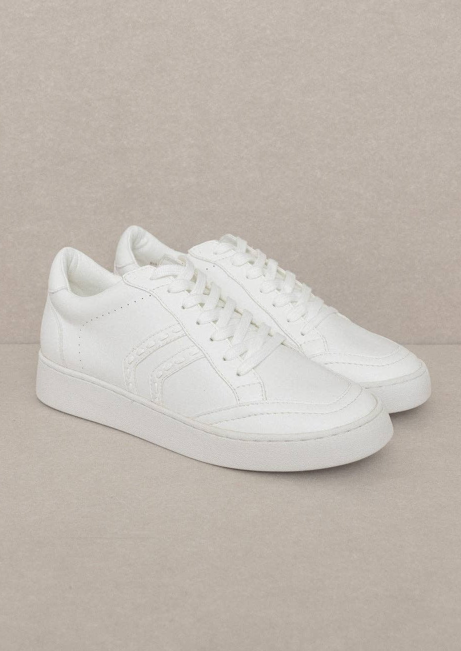 スニーカー Sidney Sneakers in White Leather SYDNEY | Classic Recycled Leather sneakers - for him & her
