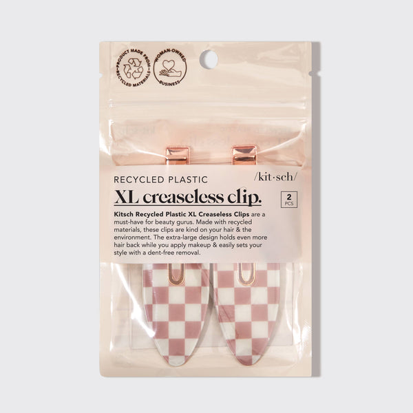 Recycled Plastic XL Creaseless Clips -Terracotta