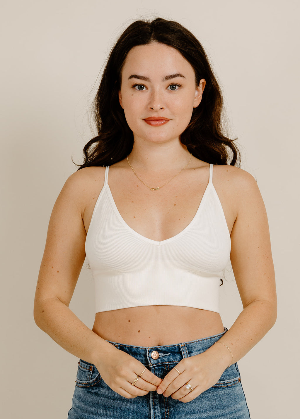 Bella Bralette - Ivory – Vinnie Louise