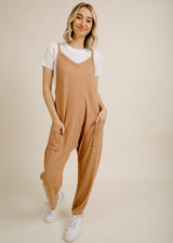 Brenna Jumpsuit - Camel