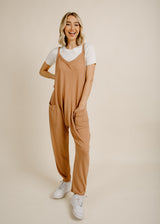Brenna Jumpsuit - Camel
