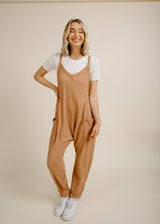 Brenna Jumpsuit - Camel