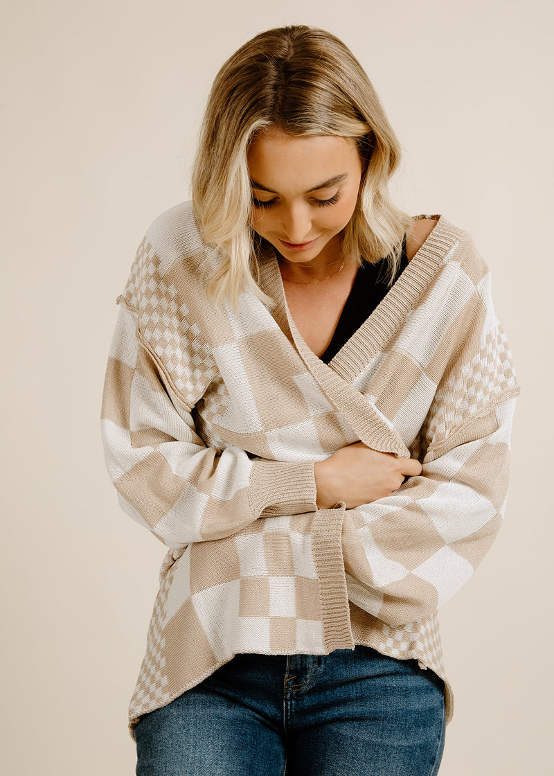 Camryn Cardigan - Latte