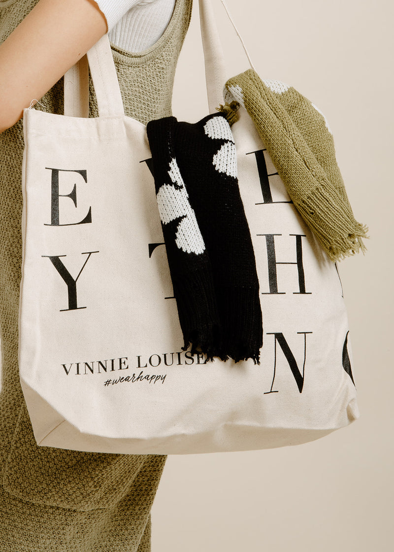 Canvas Tote Bag - Everything VL – Vinnie Louise