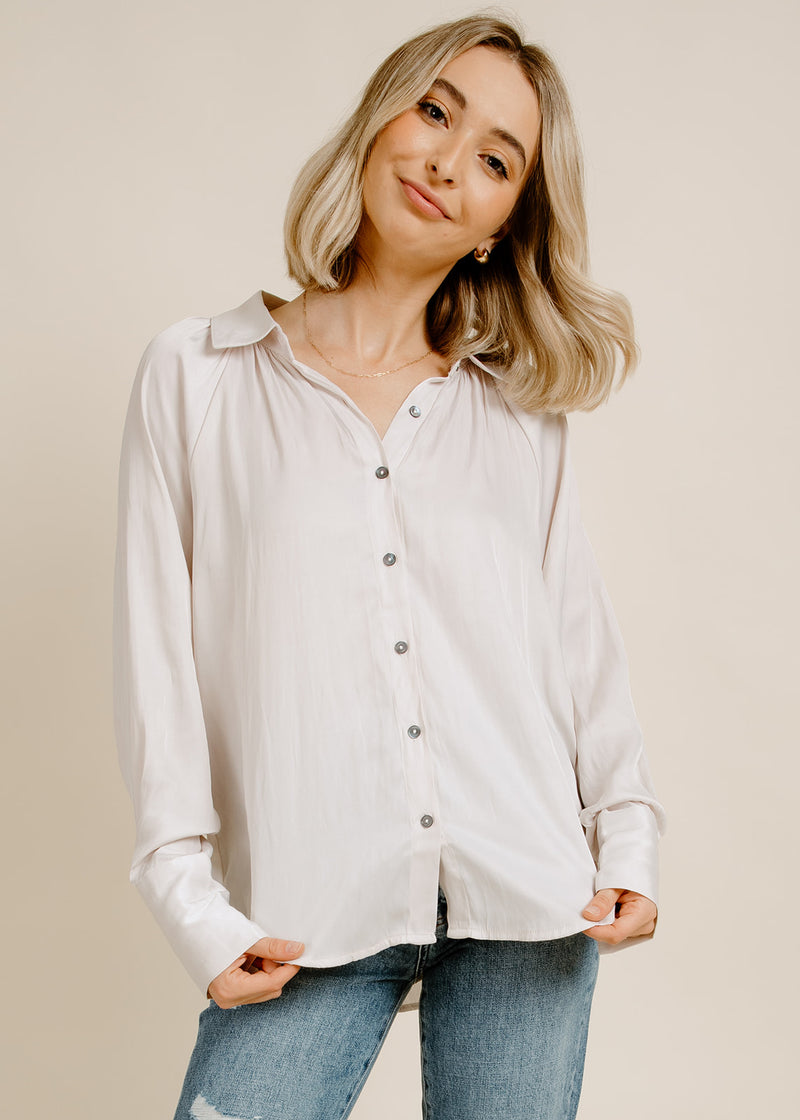 Carbey Blouse - Pearl