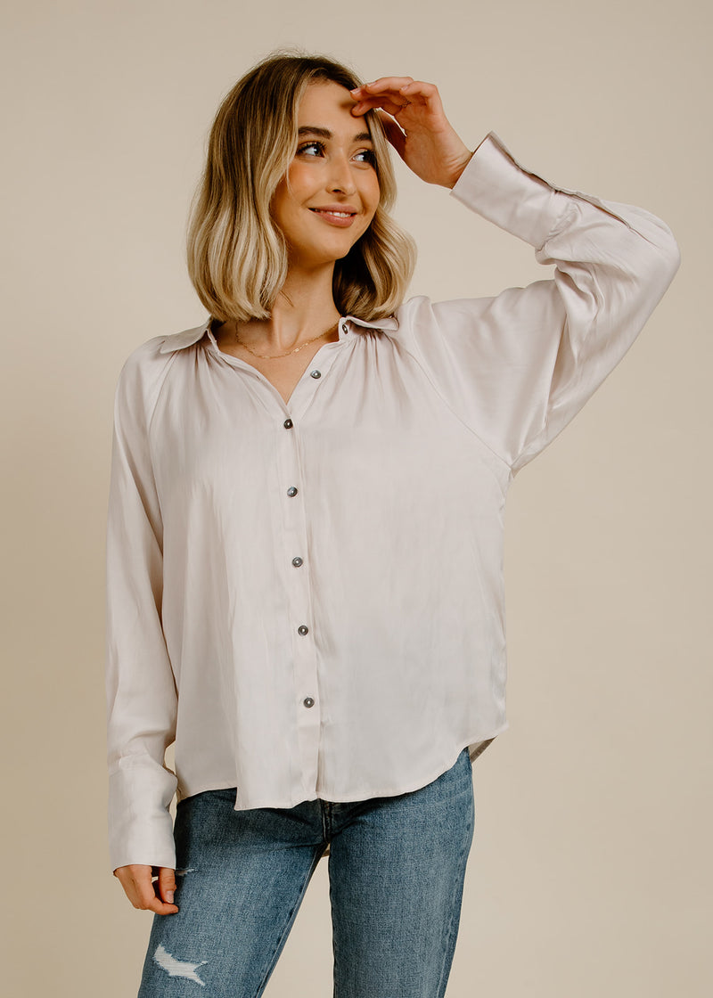 Carbey Blouse - Pearl