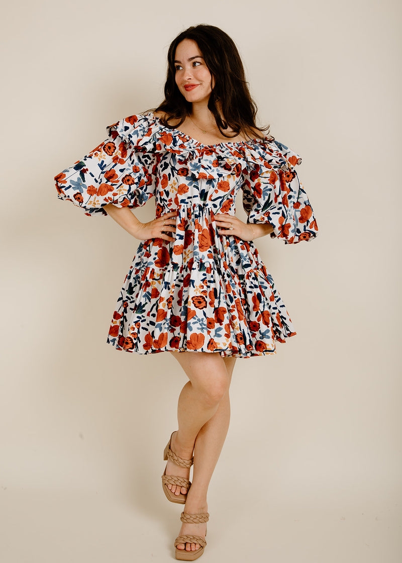 Dallas Mini Dress - Multi Floral