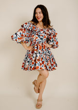 Dallas Mini Dress - Multi Floral