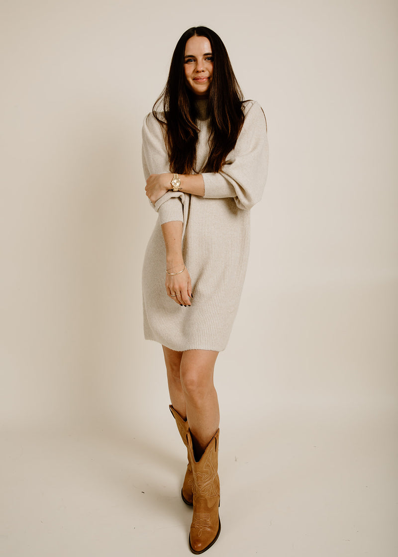 Ezra Sweater Dress - Khaki
