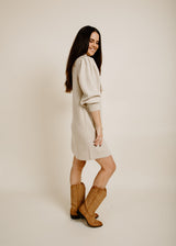 Ezra Sweater Dress - Khaki
