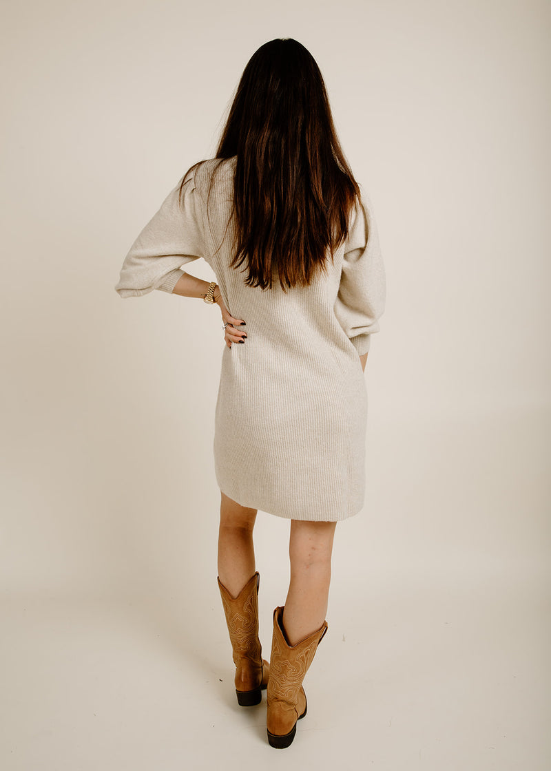 Ezra Sweater Dress - Khaki