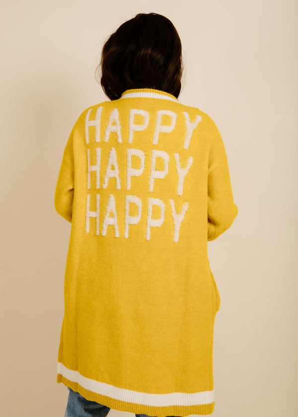 Feliz Vintage Cardigan - Yellow