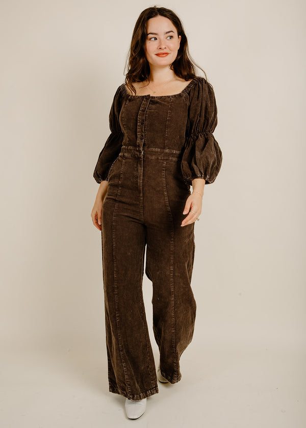 Maude Jumpsuit - Dark Brown