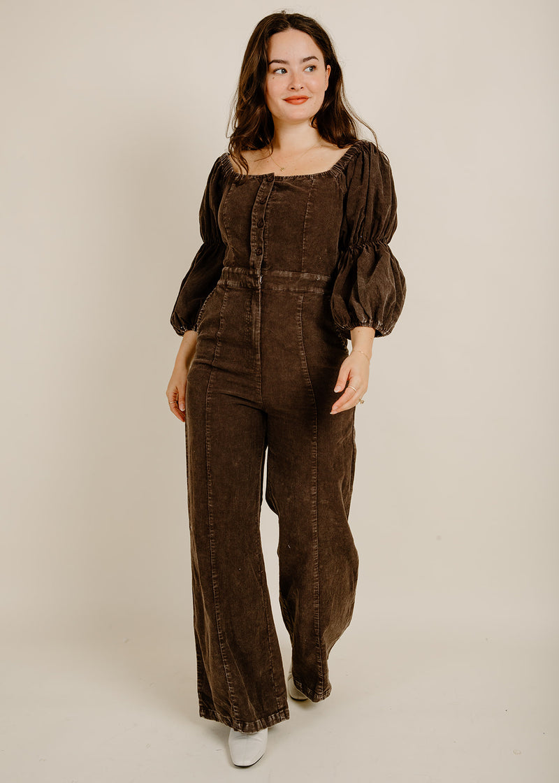 Maude Jumpsuit - Dark Brown